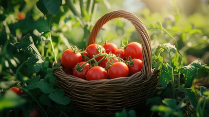 Tomato Harvest Close-Up