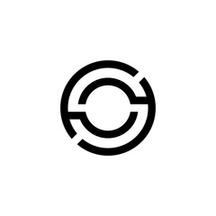 Round shape maze logo. labyrinth icon. Circle shape. Vector isolated illustration on white background.