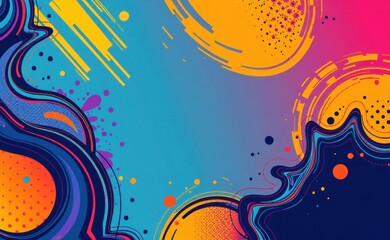 An abstract, intricate network of lines and shapes, creating a mesmerizing and dynamic visual pattern.
