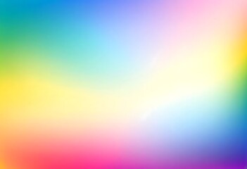 Obraz premium Colorful Abstract Gradient Background for Design. A vibrant smooth gradient background featuring a blend of pastel rainbow colors