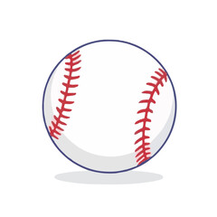 Baseball, Softball, and Tennis Vector Icon Illustrations with Fun Characters