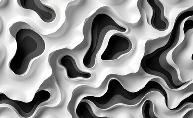 A mesmerizing abstract image of a textured surface with undulating waves and folds, creating a dynamic and almost sculptural effect.
