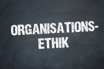 Fototapeta premium Organisationsethik 