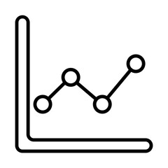 Line Graph icon Design