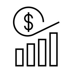 Financial Growth icon Design