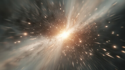 Star Being Pulled Apart by Black Hole Gravitational Force