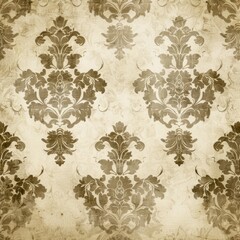 Vintage Damask Pattern in Soft Tones