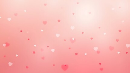 Romantic Pink Hearts Background: A Valentine's Day Delight