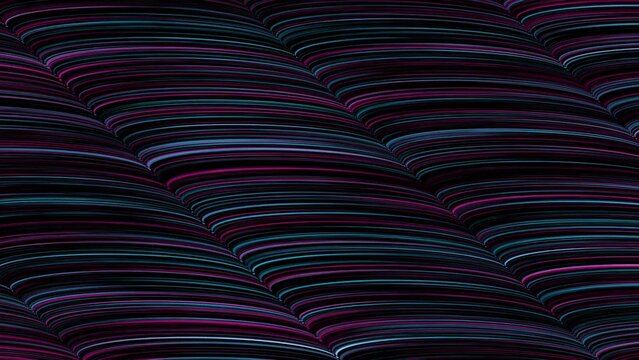 Abstract Artsy Animated Lines Multi Color Background (Customizable)