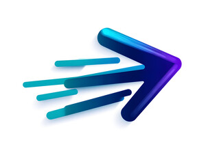 Obraz premium Directional Arrow in Various Colors – Vibrant and Dynamic Design