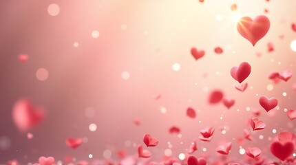 Obraz premium Falling in Love: A Romantic Heartscape