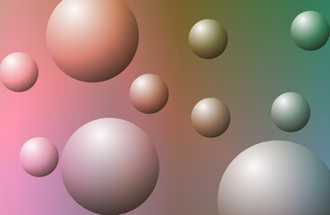 Header or banner design with large overlay balloons, Multipurpose creative large scale website template with Copyspace