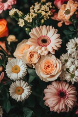 Bunch of Flowers Close Up