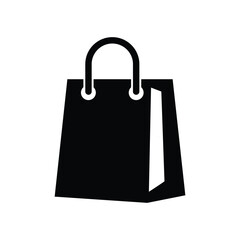Shopping bag icon logo design template isolated illustration