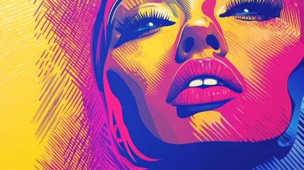 pop art style background, vector illustration