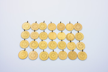 Quarter Gold (Turkish gold) Sequential gold. economic crisis representation