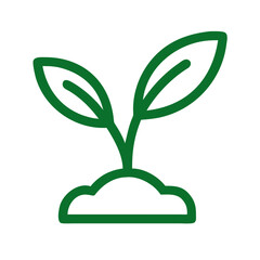 green tree with leaves vector