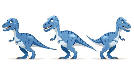 Obraz premium Discover the Mesmerizing World of Dinosaurs in Cartoon Form