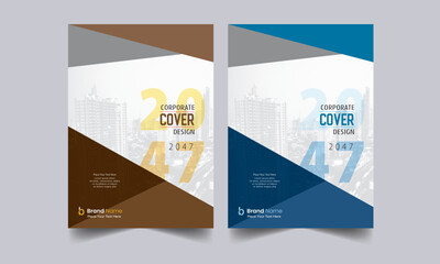 Annual Report Cover Design Template
