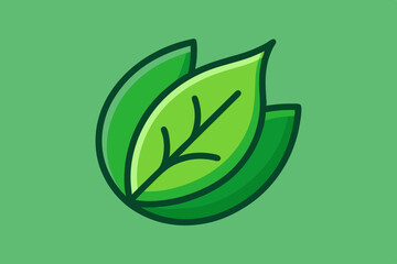 green leaf with leaves