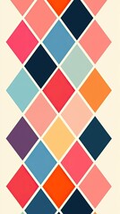 Modern Abstract Geometric Diamond Pattern Vector Design Background for Stylish Projects