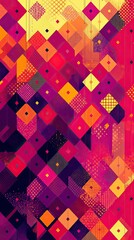 Modern Abstract Geometric Diamond Pattern Vector Design Background for Stylish Projects