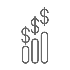 Market Trends icon Design