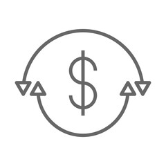 Cash Flow icon Design