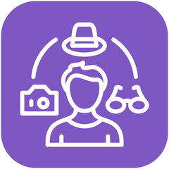 Hipster Lifestyle vector icon illustration of Lifestyles iconset.