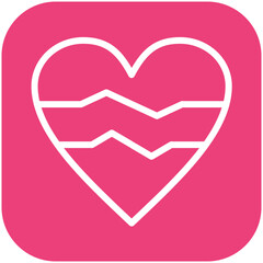 Heart vector icon illustration of Lifestyles iconset.