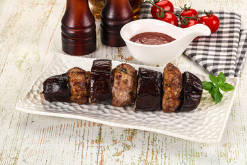 Turkish cuisine - Patlican Kebab with eggplant