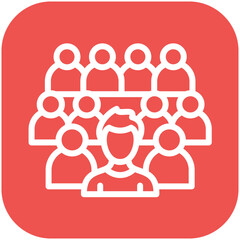 Group vector icon illustration of Protesting and Civil Disobedience iconset.