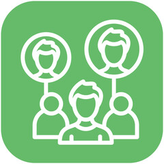 For vector icon illustration of Protesting and Civil Disobedience iconset.