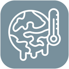 Climate Change vector icon illustration of Protesting and Civil Disobedience iconset.