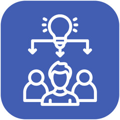 Awareness vector icon illustration of Protesting and Civil Disobedience iconset.