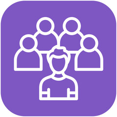 Group Leader vector icon illustration of Vacation Planning iconset.