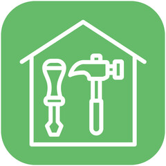 Repair vector icon illustration of Home Improvements iconset.