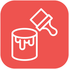 Paint vector icon illustration of Home Improvements iconset.