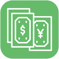 Currency vector icon illustration of Business & Economy iconset.