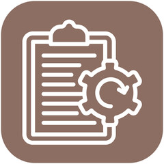 Policy Deployment vector icon illustration of Human Resource iconset.