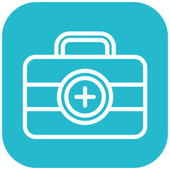 Medical Kit vector icon illustration of Soccer iconset.