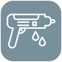 Water Gun vector icon illustration of Children Toys iconset.