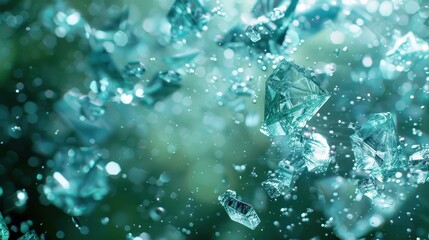 Stone crystals reflect light beautifully, creating a stunning visual effect. These minerals are often used in jewelry.