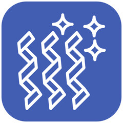 Party Ribbons vector icon illustration of Party and Celebration iconset.