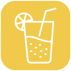 Lemonade vector icon illustration of Party and Celebration iconset.