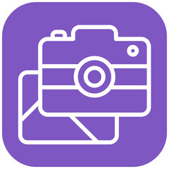 Phone Camera vector icon illustration of Party and Celebration iconset.