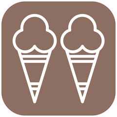 Ice Cream vector icon illustration of Party and Celebration iconset.