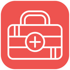 First Aid Kit vector icon illustration of Pharmacy iconset.
