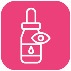 Eye Dropper vector icon illustration of Pharmacy iconset.