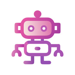 pink robot toy